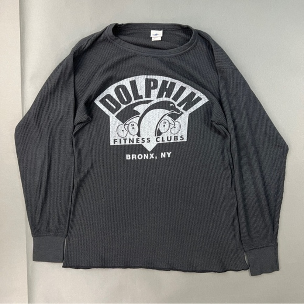 Vintage 1980s DOLPHIN Fitness Club Bronx NY Sweatshirt